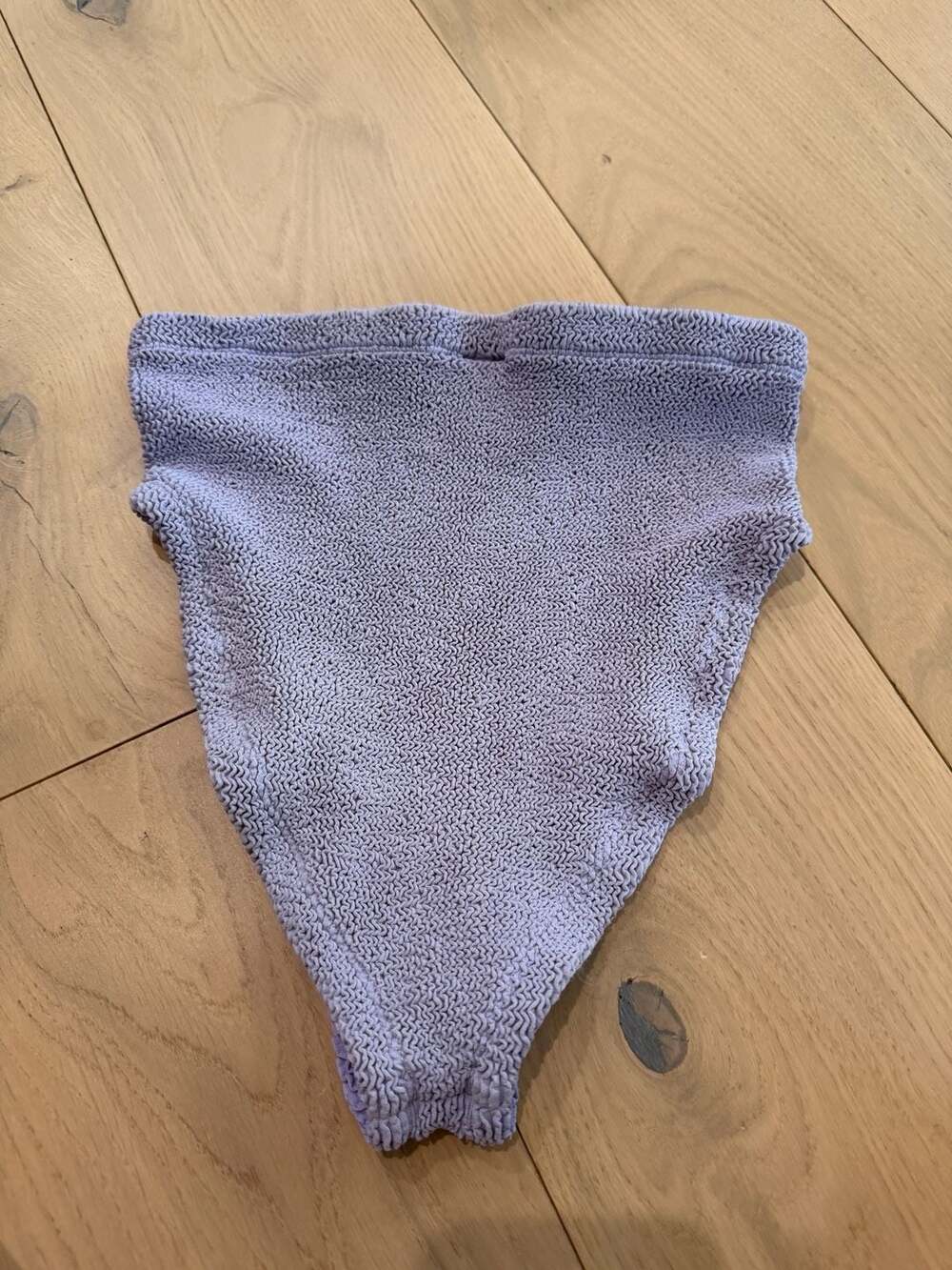 Hunza G High-Waisted Bikini Bottoms Lilac - Picture 8 of 9